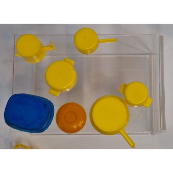 Barbie Vtg Dream House Kitchen Accessories Pots Pans Lot Of 8 - Picture 2 of 9